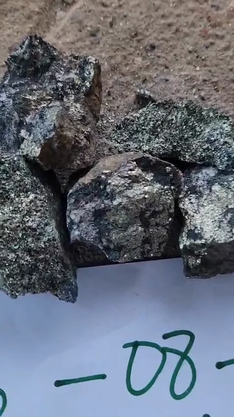 Copper ore samples supplied by Indutrade